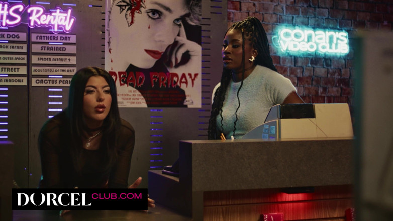 Dorcel Club: Threesome in the Adult Video Store