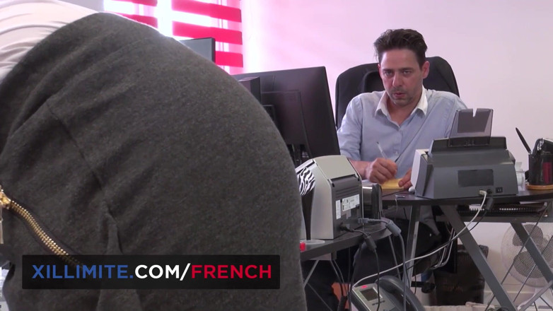 French girls at work: Sodomie entre collègues de travail