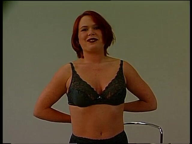 Lucky Cooch: Redhead teen with big nipples is teasing the camera at...