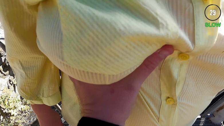 Bouncy Tits Action: The Wank Game 22 - 사정하지 않으려고