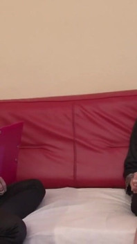 Horny sluts team up on cock for sexy threesome