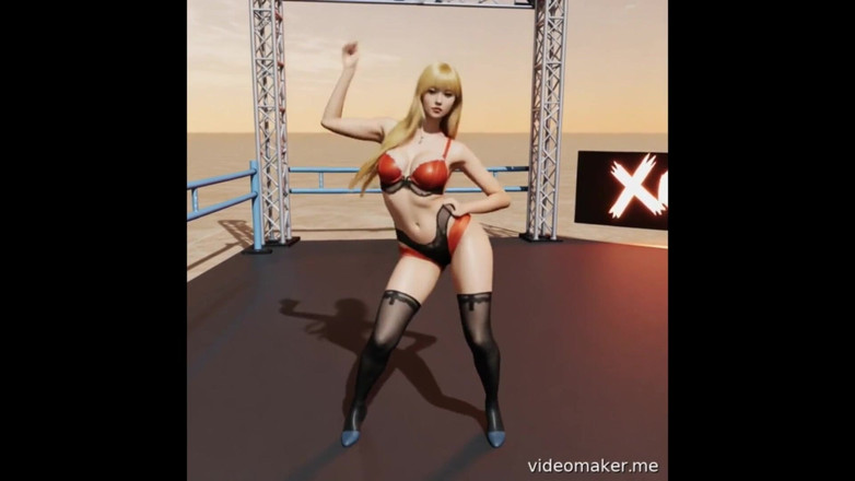 Naughty 3d fairies: Lulu sahnede dans ediyor