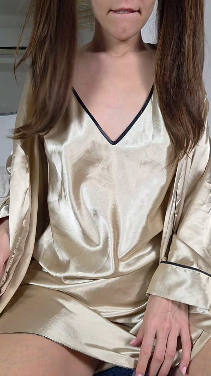 Nipple Stock: Soak That Satin with Your Huge Cumshot