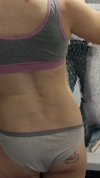 Strong Arms and Back Flexing 