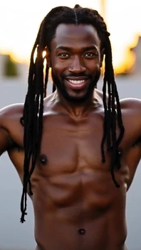 Healthy African Man