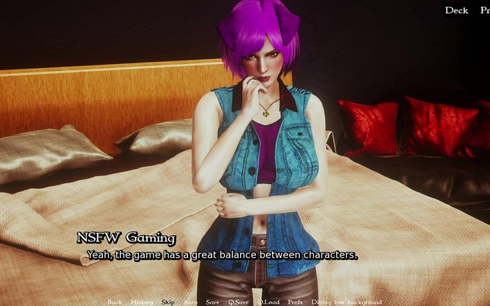 NSFW Gaming: Meisje masturbeert terwijl ze aan me denkt (furrhouse ch16p4)