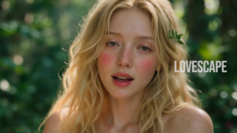 Lovescape: สาวผมบลอนด์ในป่าเล่นกับตัวเองจนถึงจุดสุดยอด Ai