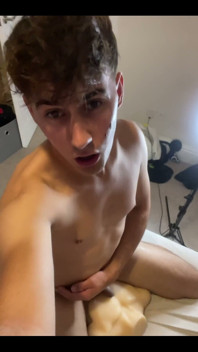 Quick Clip of Kyle Taking a 9 Inch Toy to Get Him Ready for a Good Fuck! Who Wants to See Him Take a Big Dick?
