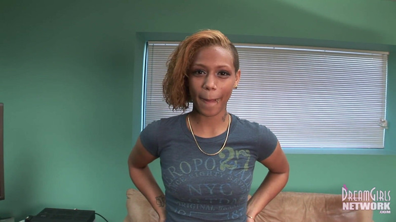 Dream Girls: Cute ebony gets naked on the casting couch