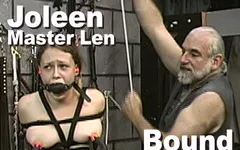 Joleen & Master Len bị trói buộc với những giọt nước mắt bị kẹp