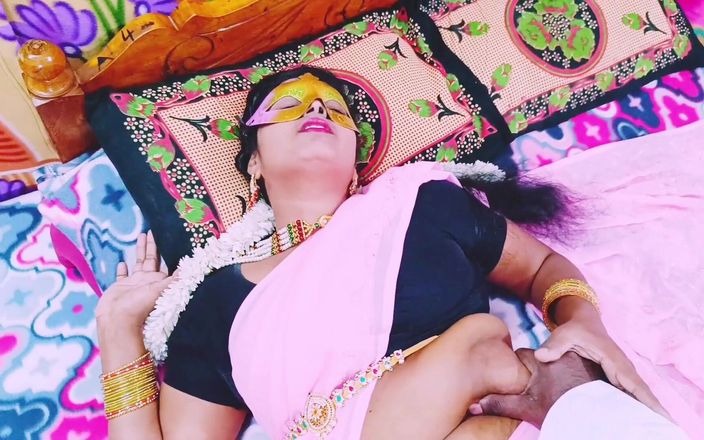 Honey lips: Indische stiefdochter 1ste nacht stiefvader Telugu vuile praat