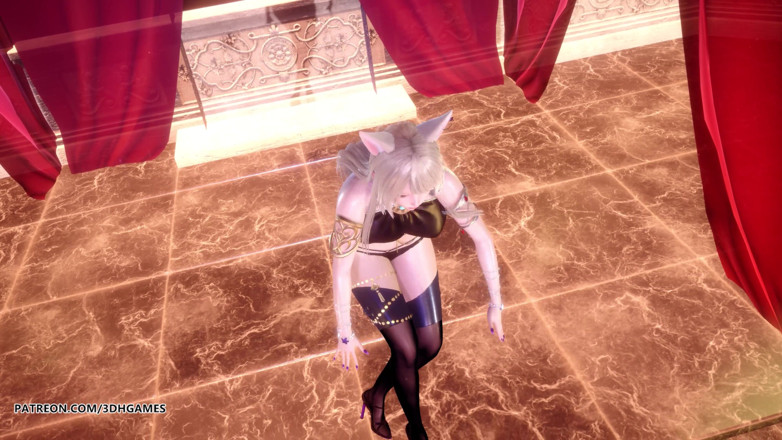 3D-Hentai Games: [MMD] Loona - PTT (paint the town) sexy striptease Ahri Akali Seraphine...
