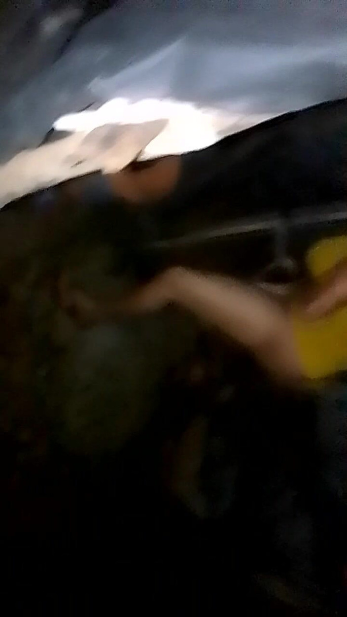 Janua294: Grannens syster tar glädje medan hon kissa på natten, ny...