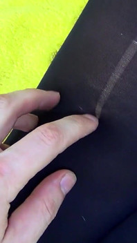 Vídeo personalizado, rasga meia-calça e me fode com um brinquedo e recebe uma carga de esperma