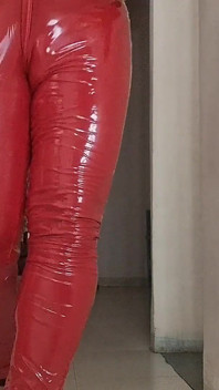 Asthetic Latex Red Doll Looking to Collbarate Entertain You