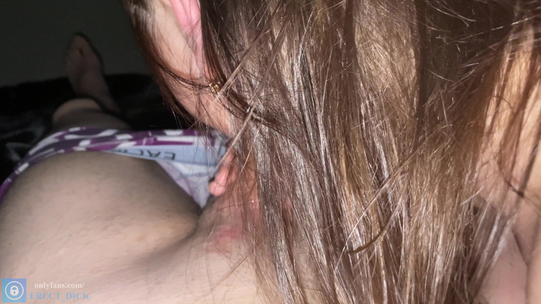 Erect Dick: Homemade deepthroat blowjob from Russian brunette! POV!
