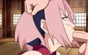 Hentai ZZZ: Sakura Deeply Blowjob Naruto Hentai