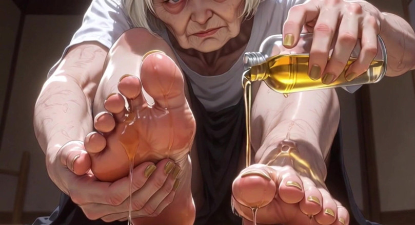 YOUR BEST FANTASY: 87 Year Old Granny Sensual Foot Oil Massage - Gorgeous Feet &amp;...