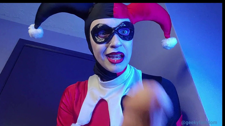 Geeky Femdom: Харлі Квінн домінує над тобою