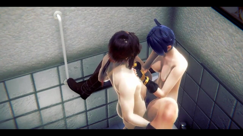HentaiTubes: Genshin Impact Hentai - Xialing wird in japanischer toilette unzensiert gefickt -...