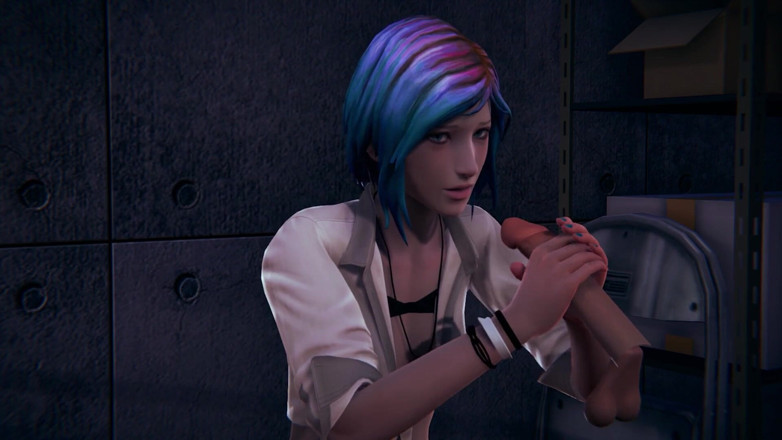 Waifu club 3D: Chloe masturba seu pau depois do treino