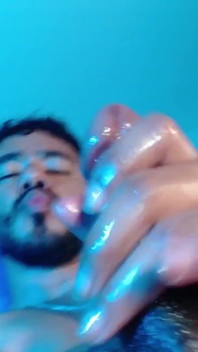 Talking Dirty and Moaning Very Loudly - Masturbation with a Lot of Oil