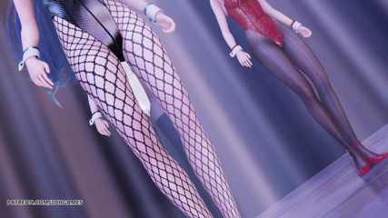 3D-Hentai Games: [MMD] Tara - Striptease în stil Iepuraș Kpop: Ahri, Kaisa, Seraphine. Dans...