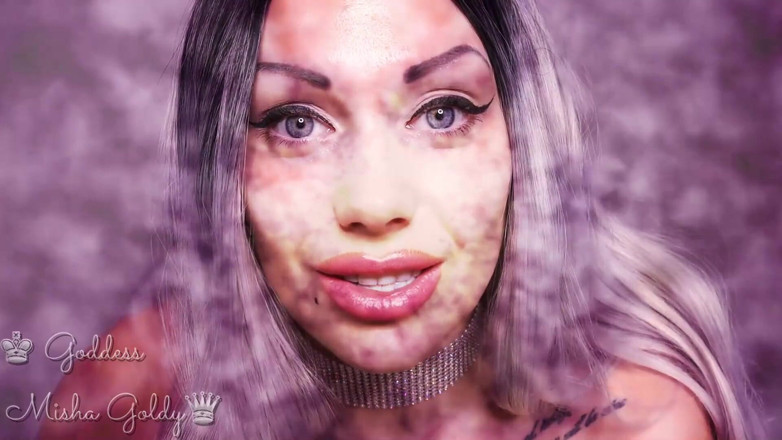 Goddess Misha Goldy: ASMR a oční kontakt! Okouzlující a není dovoleno stříkat!