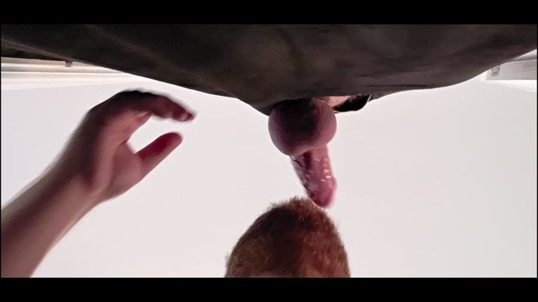 DaleFox: Fat Cock Gloryhole Blowjob