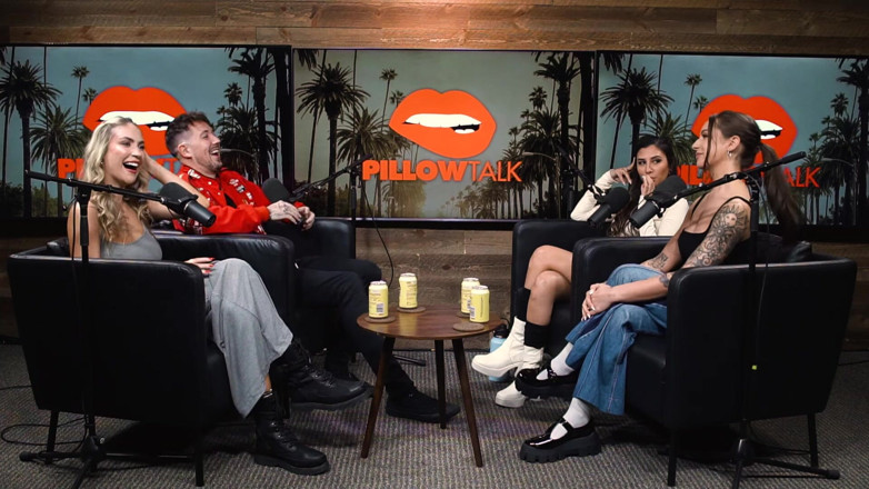 Pillow Talk: April Olsen &amp; Gianna Dior Wild Threesome