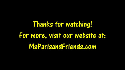 Ms Paris and Friends: Külotunu ıslatmak için ara veriyor