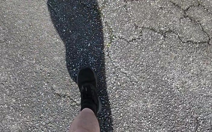 Djk31314: Walking Around Outside with Only Socks and Shoes on