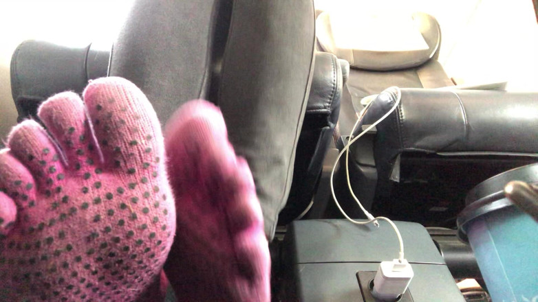 Goddess Maya: Sfw Foot in the Train