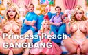 AI Fantasy Porn: Bukkake gängknull tecknad tecknad film Princess Peach &amp;amp; Super Mario Bros. 3D...