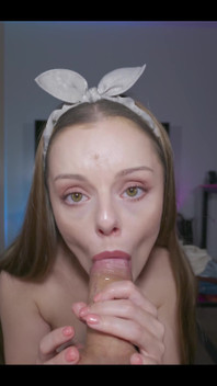 Sucking His Cock 'till He Shoots a Big Load in My Mouth & I Swallow It All