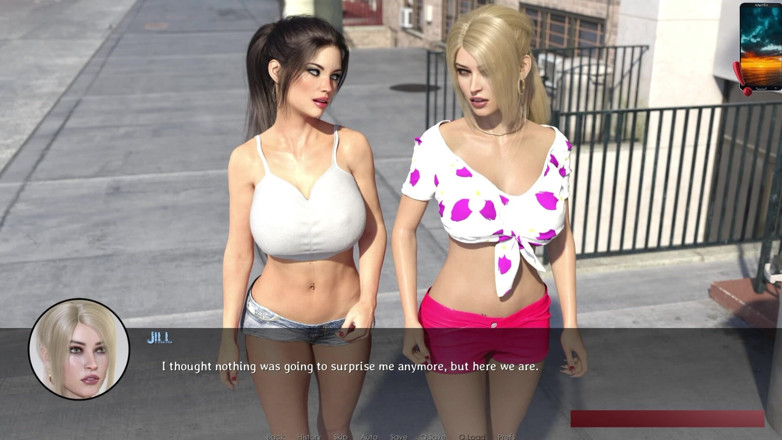 3D Cartoon Porn: Reunion 45 - Nicole พบกับ Lisa และ Jennifer และอยากเข้าร่วมกับ John's Harem