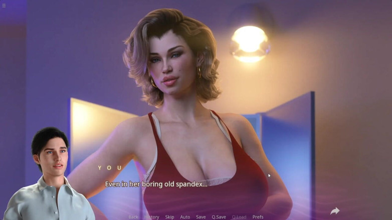 Future Money Man: Stepmom Showing Her Boobs Cleavage and She Gets Massage