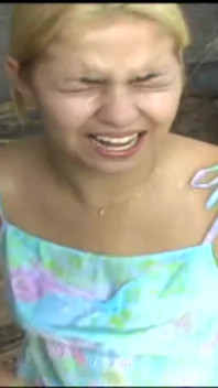 Big Tits Slut Humiliating Piss on Face and in Mouth by Two Big Cocks