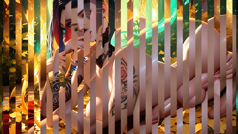 TransMuse: Jasmine Garden After Deep Fingering - Futa Licking Fingers