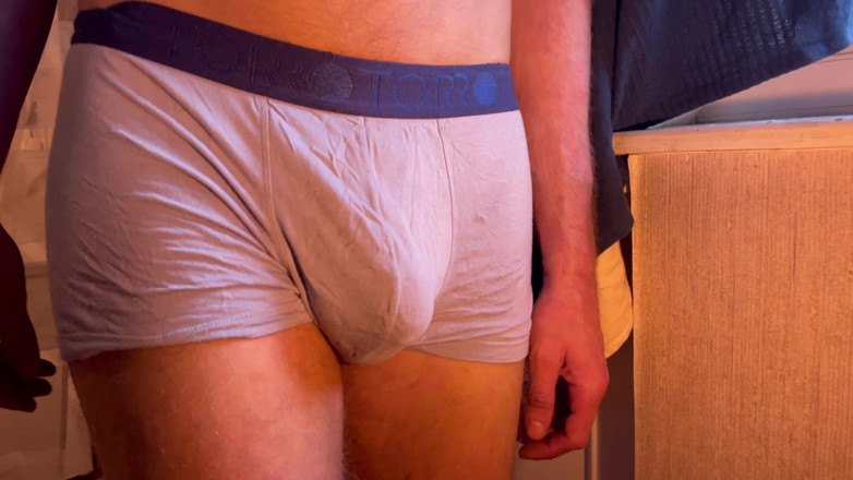 Archie Donald: Toying with thick Russian dick. Masturbation