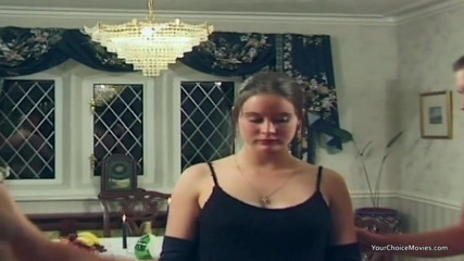 Your Choice Movies: Classy lady in lingerie takes cum on pussy hair
