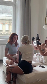 Bts - Dietro le quinte! Come abbiamo fatto la scena con un doppio pompino!