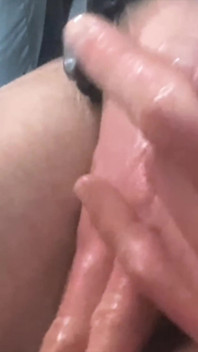 내 버섯 Veiny 머리에 확대 카메라로 앉아 딸딸이