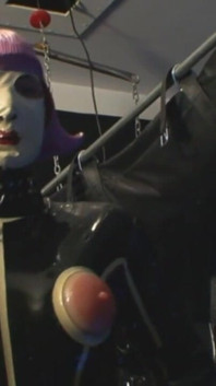 Humiliates penis squeezing