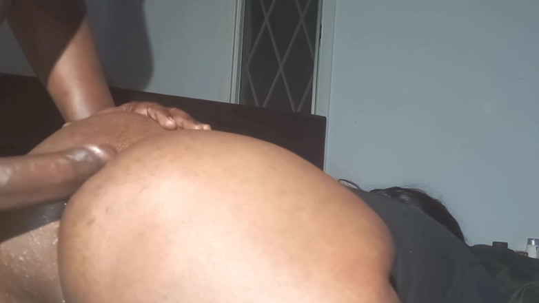 Super sexy ebony cuties: BBC Deep Anal Doggy Moaning Doppg Creampie