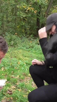 German Proll Doms Spitting Outdoor