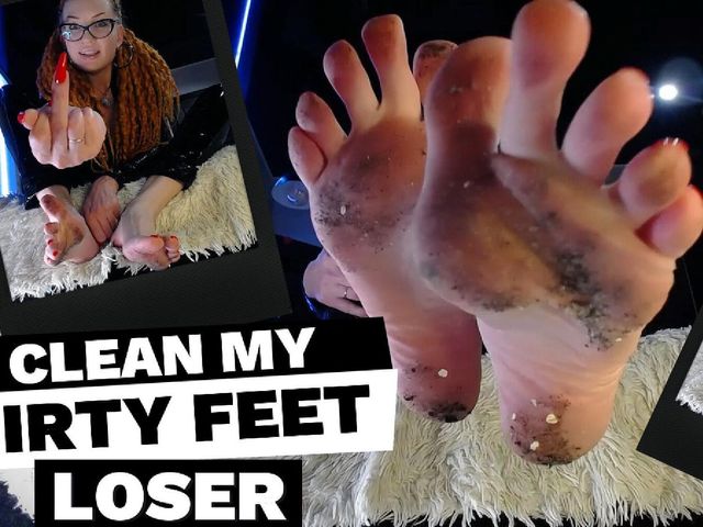 Clean My Feet, Loser! Sph & Feet Worship (Bad ass bitch)
