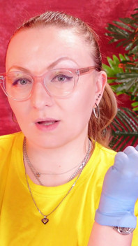 Asmr Video with Medical Nitrile Gloves