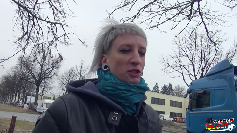 German Scout: German Scout - Emo Girl Luna Toxxxic at Casting Fuck