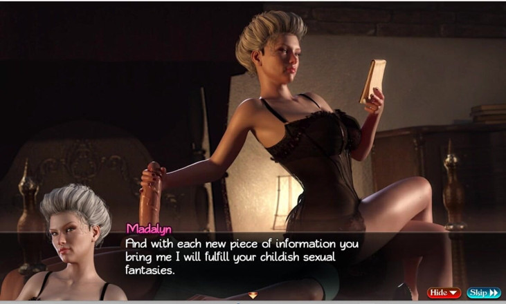 XXX Games Bunk: Treasure of Nadia - 35&amp;36 - juego de roles - monja sentada en la...